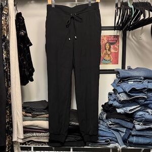 Ted Baker London Black Drawstring Joggers